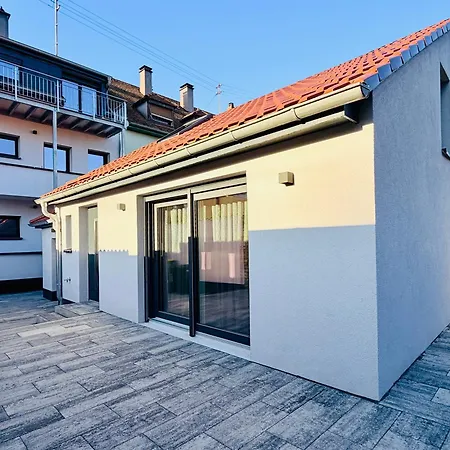 Kunstgalerie-haus! Nahe Tpk, Kit, Dfs Und Enbw Ferienhaus